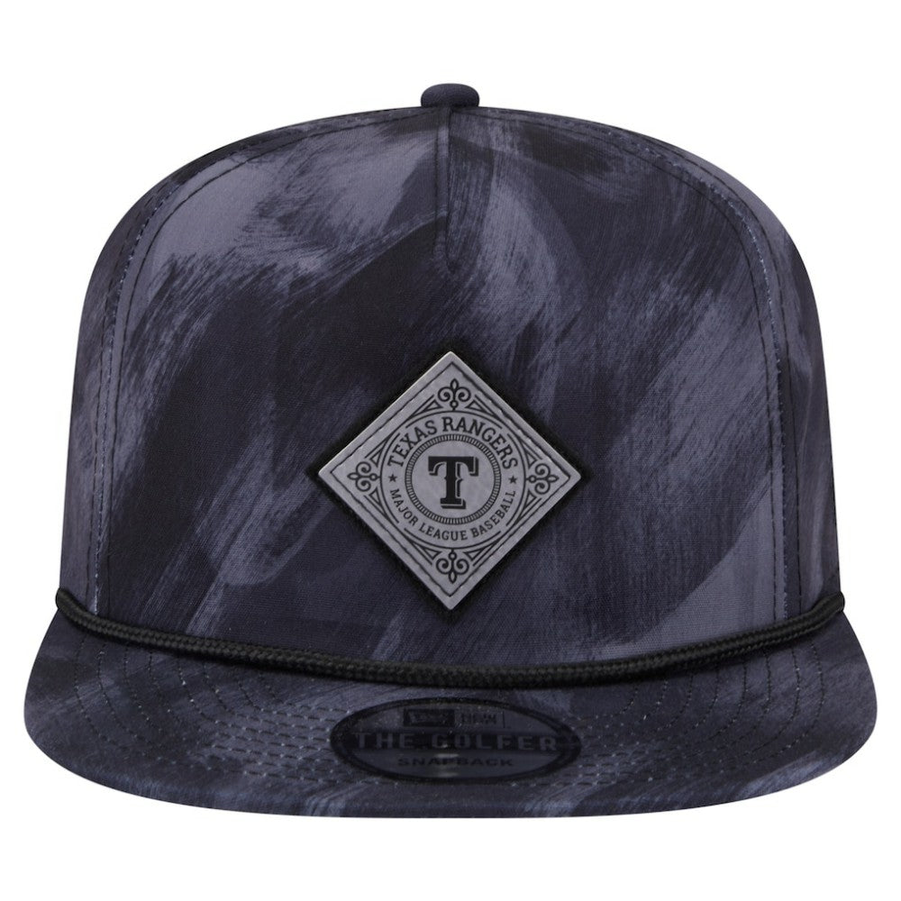 Texas Rangers Printed Golfer Snapback Hat Navy | New Era