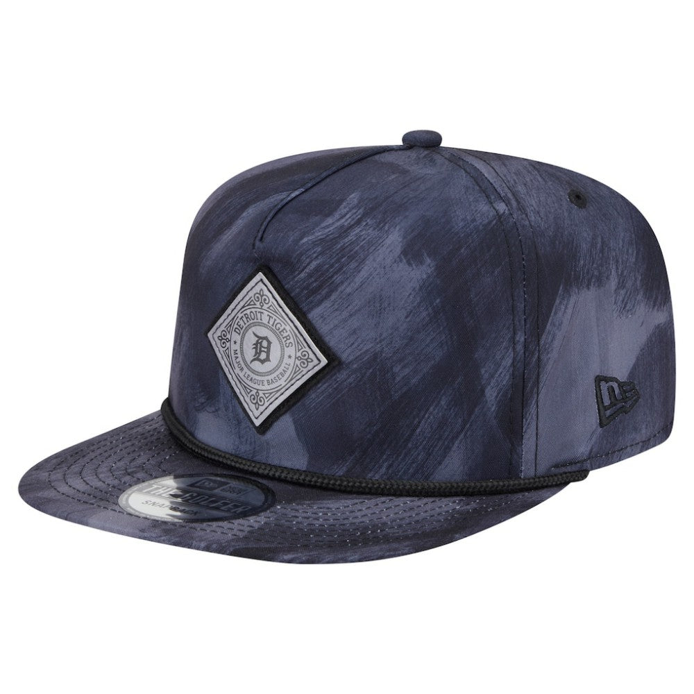 Detroit Tigers Printed Golfer Snapback Hat Navy | New Era