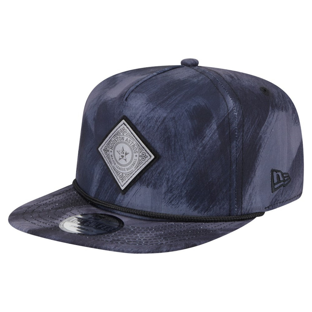 Houston Astros Printed Golfer Snapback Hat Navy | New Era