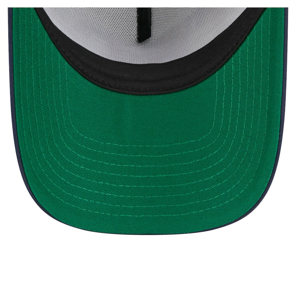 Minnesota Twins Distressed 9FORTY A-Frame Adjustable Trucker Hat White/Navy | New Era