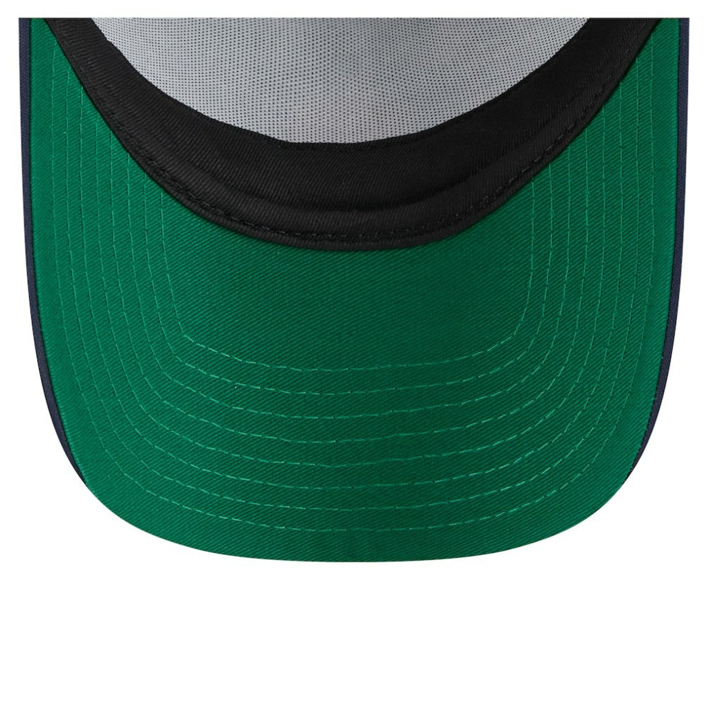 New York Yankees Distressed 9FORTY A-Frame Adjustable Trucker Hat Navy | New Era