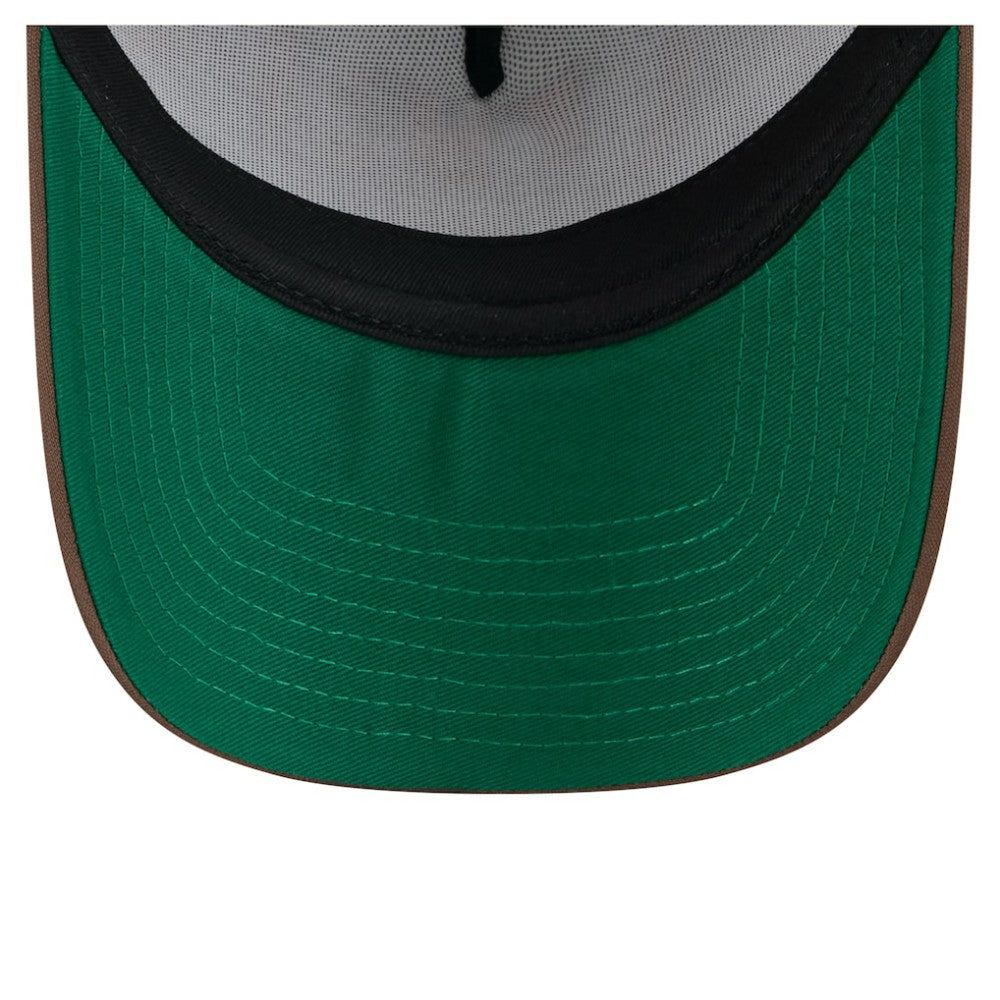 San Diego Padres Distressed 9FORTY A-Frame Adjustable Trucker Hat Brown | New Era