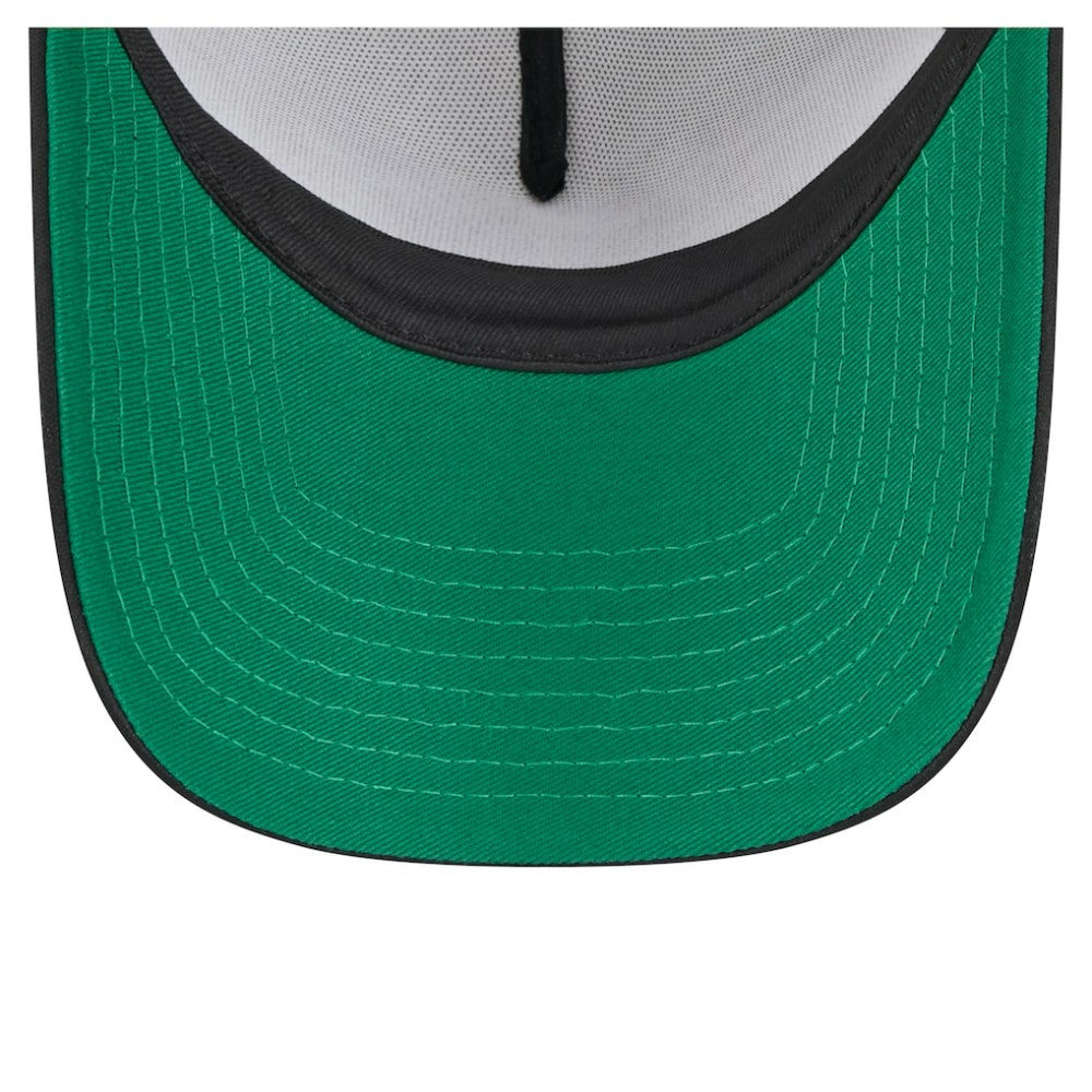 San Francisco Giants Distressed 9FORTY A-Frame Adjustable Trucker Hat Black | New Era