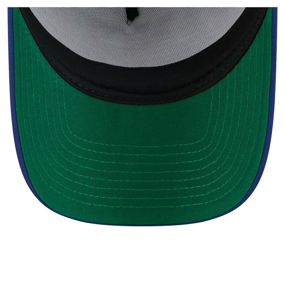 Texas Rangers Trucker A-Frame 9FORTY Adjustable Hat White/Royal | New Era