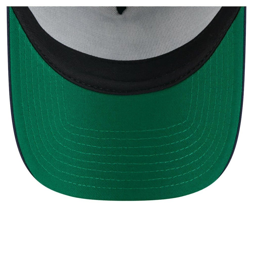 Chicago Cubs Distressed 9FORTY A-Frame Adjustable Trucker Hat White/Navy | New Era