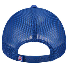 Atlanta Braves Trucker A-Frame 9FORTY Adjustable Hat White/Royal | New Era