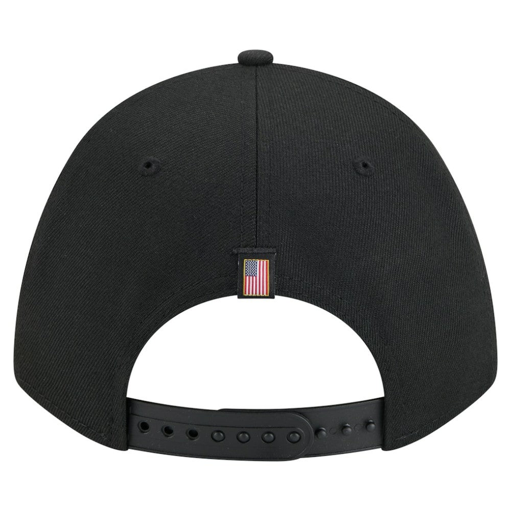 Baltimore Orioles American Flag 9FORTY M-Crown A-Frame Adjustable Hat Black | New Era