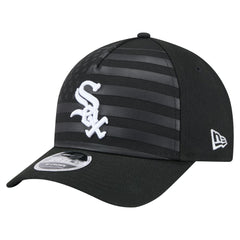 Chicago White Sox American Flag 9FORTY M-Crown A-Frame Adjustable Hat Black | New Era