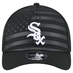 Chicago White Sox American Flag 9FORTY M-Crown A-Frame Adjustable Hat Black | New Era