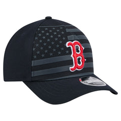Boston Red Sox American Flag 9FORTY M-Crown A-Frame Adjustable Hat Navy | New Era