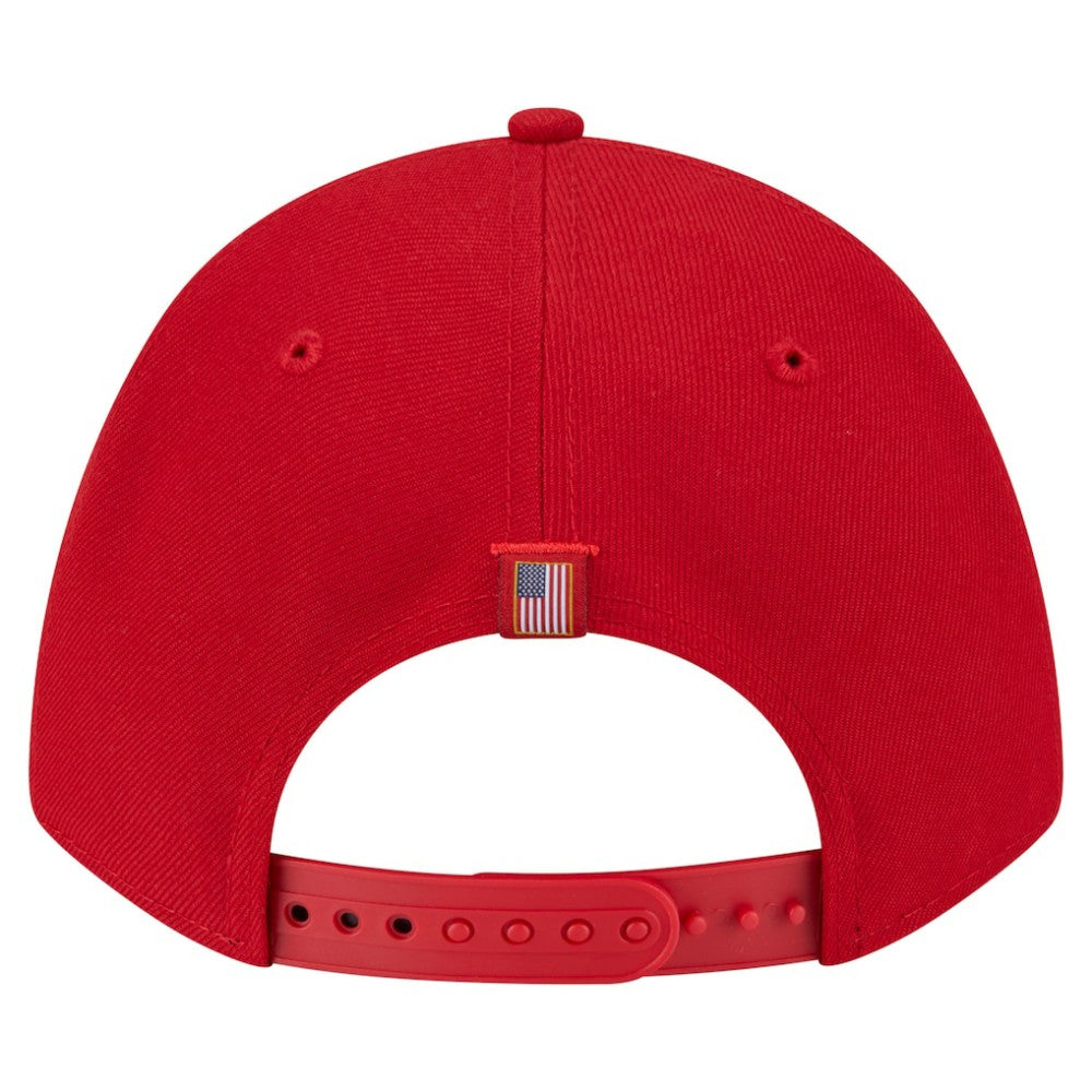 Philadelphia Phillies American Flag 9FORTY M-Crown A-Frame Adjustable Hat Red | New Era
