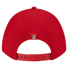 Philadelphia Phillies American Flag 9FORTY M-Crown A-Frame Adjustable Hat Red | New Era