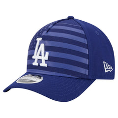 Los Angeles Dodgers American Flag 9FORTY M-Crown A-Frame Adjustable Hat Royal | New Era