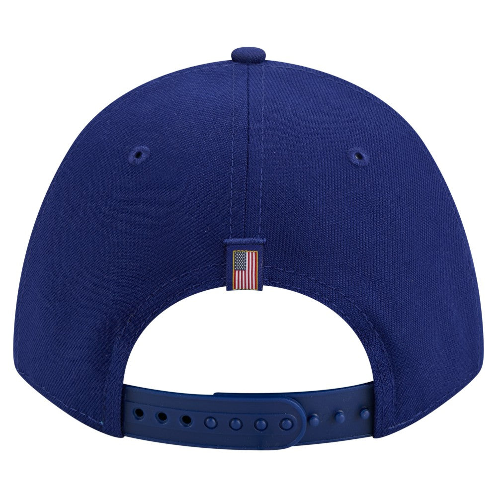 Los Angeles Dodgers American Flag 9FORTY M-Crown A-Frame Adjustable Hat Royal | New Era