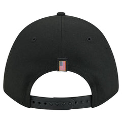 Miami Marlins American Flag 9FORTY M-Crown A-Frame Adjustable Hat Black | New Era