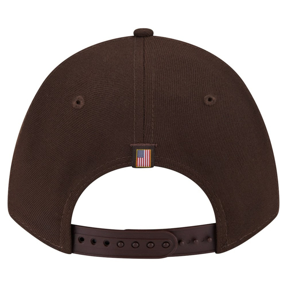 San Diego Padres American Flag 9FORTY M-Crown A-Frame Adjustable Hat Brown | New Era