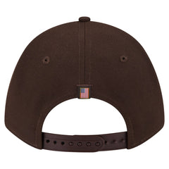 San Diego Padres American Flag 9FORTY M-Crown A-Frame Adjustable Hat Brown | New Era