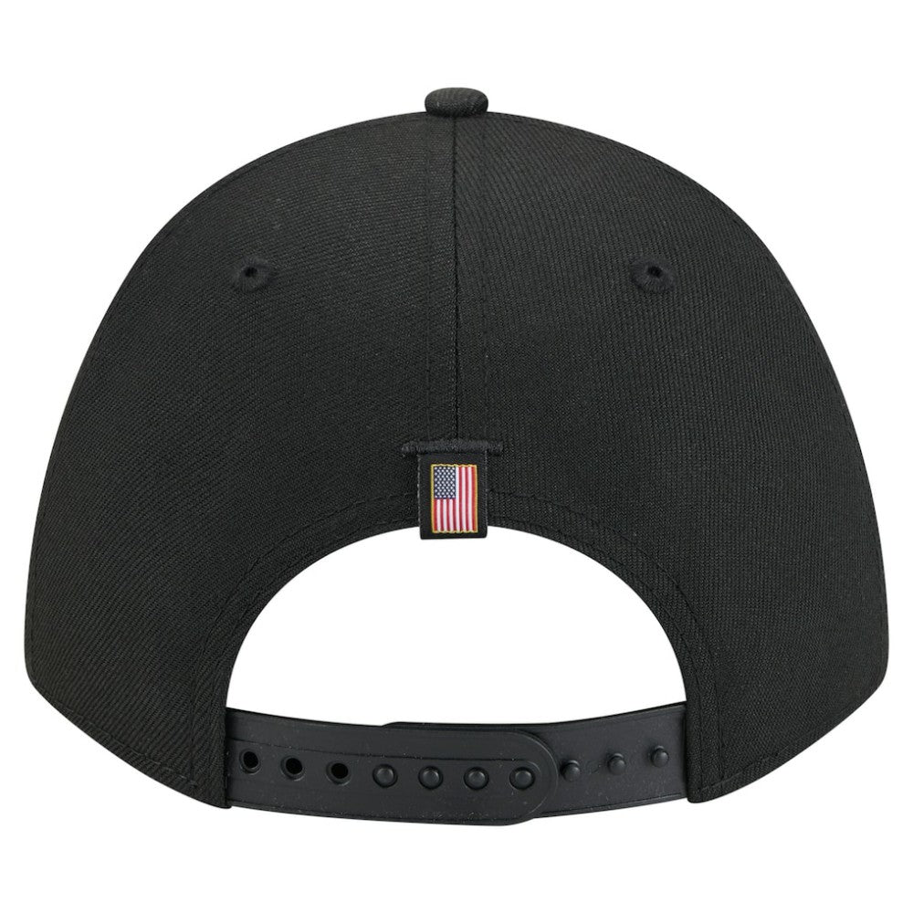 San Francisco Giants American Flag 9FORTY M-Crown A-Frame Adjustable Hat Black | New Era