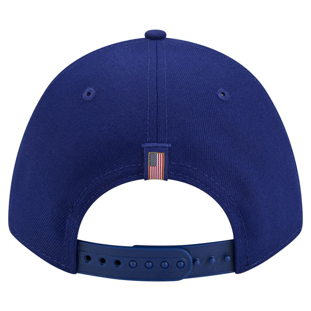 Texas Rangers American Flag 9FORTY M-Crown A-Frame Adjustable Hat Royal | New Era