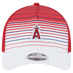 Los Angeles Angels Gradient 9FORTY M-Crown Adjustable Hat Red | New Era