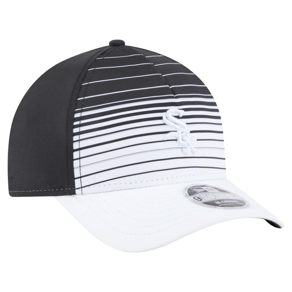 Chicago White Sox Gradient 9FORTY M-Crown Adjustable Hat Black | New Era