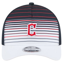 Cleveland Guardians Gradient 9FORTY M-Crown Adjustable Hat Navy | New Era