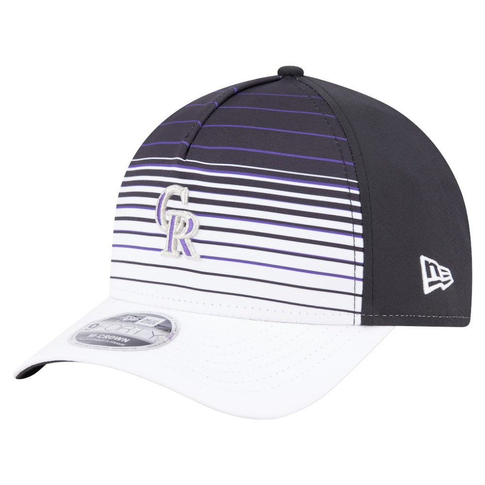 Colorado Rockies Gradient 9FORTY M-Crown Adjustable Hat Black | New Era