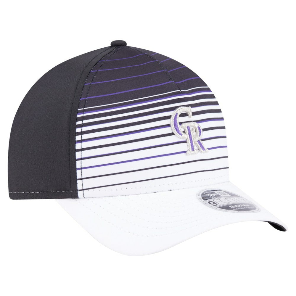 Colorado Rockies Gradient 9FORTY M-Crown Adjustable Hat Black | New Era