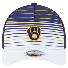 Milwaukee Brewers Gradient 9FORTY M-Crown Adjustable Hat Navy | New Era