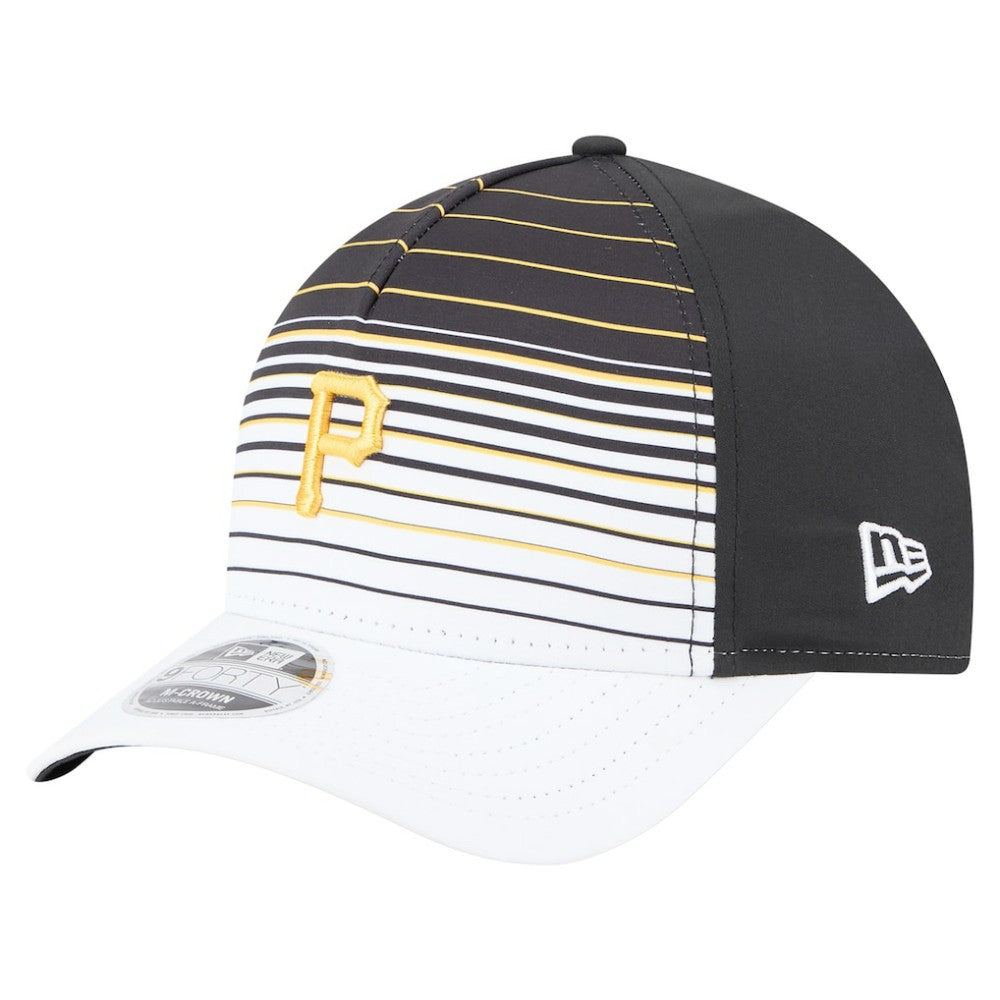 Pittsburgh Pirates Gradient 9FORTY M-Crown Adjustable Hat Black | New Era
