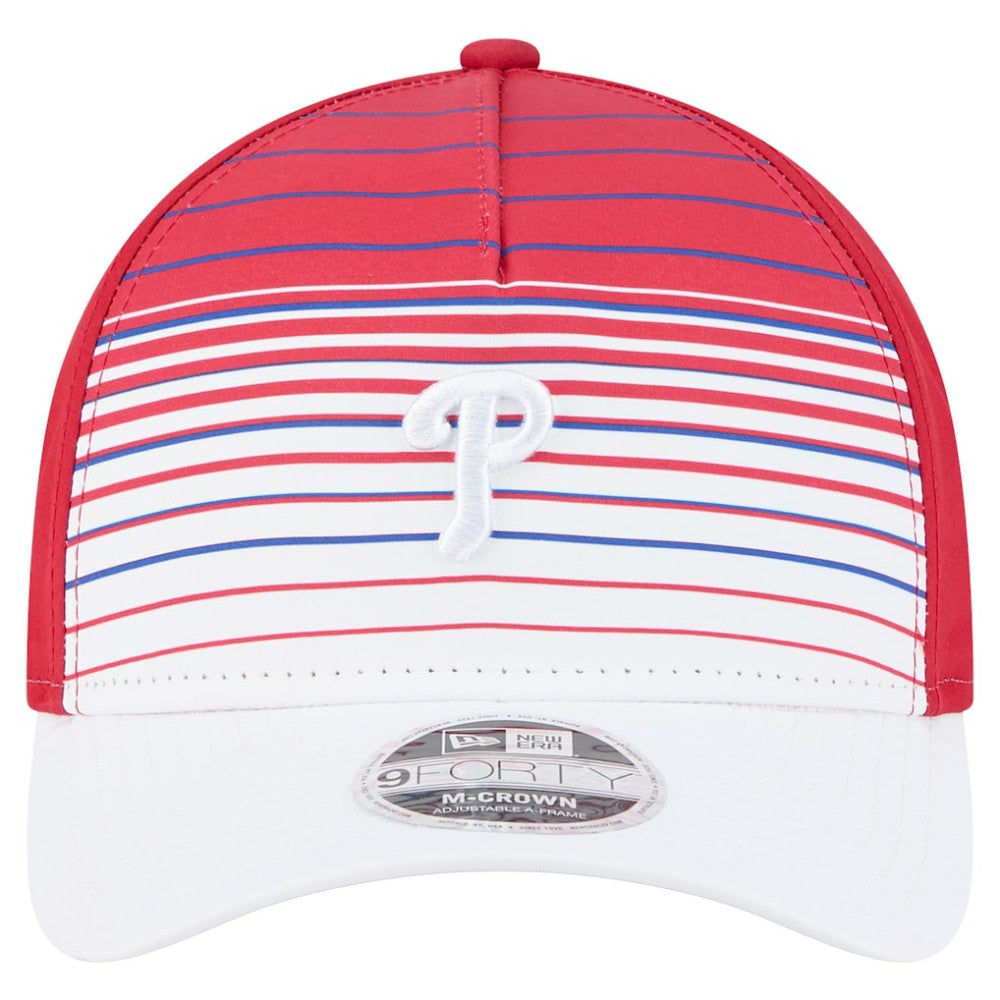 Philadelphia Phillies Gradient 9FORTY M-Crown Adjustable Hat Red | New Era