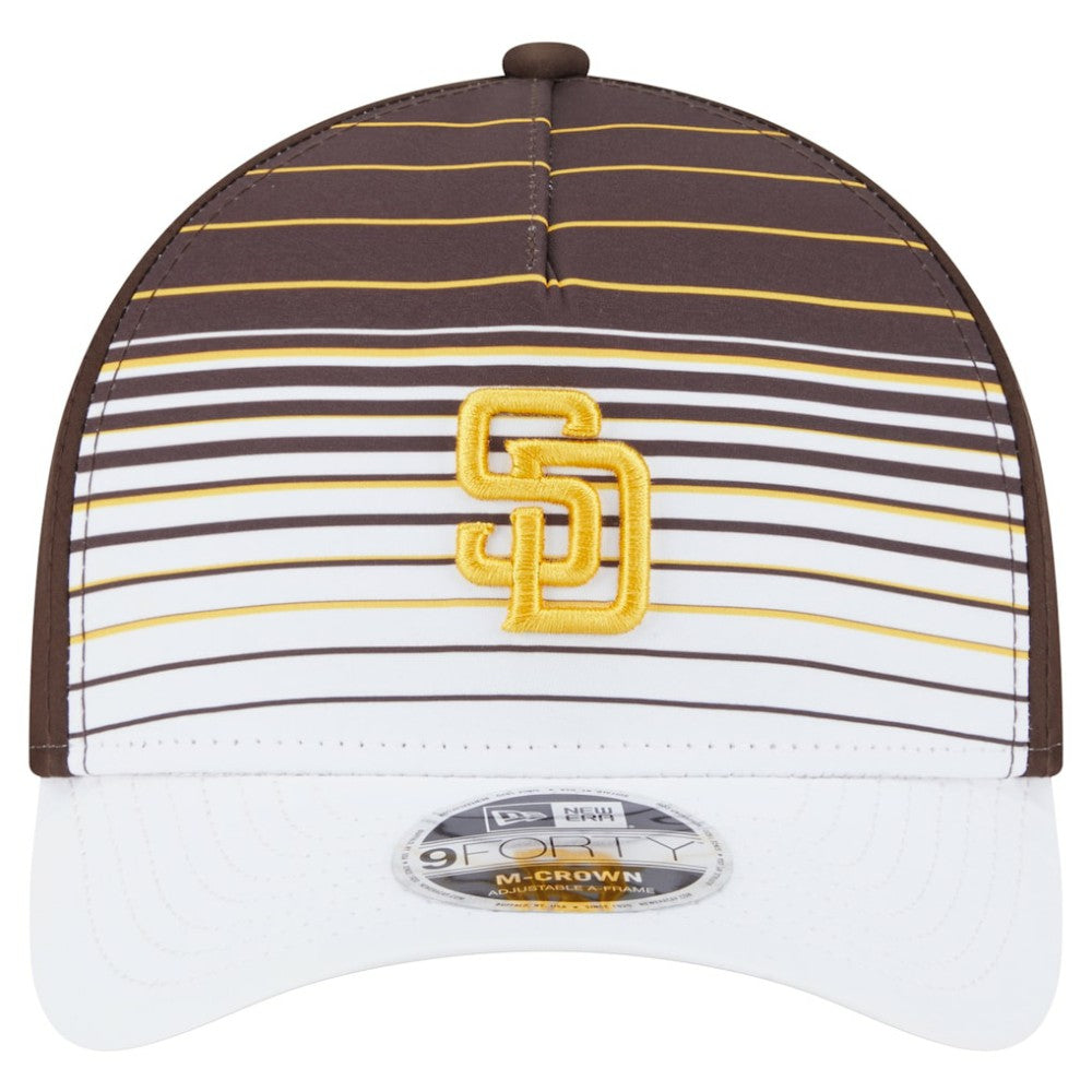 San Diego Padres Gradient 9FORTY M-Crown Adjustable Hat Brown | New Era