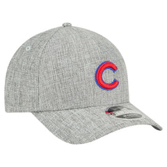 Chicago Cubs Cotton Weave M-Crown A-Frame 9FORTY Adjustable Hat Gray | New Era