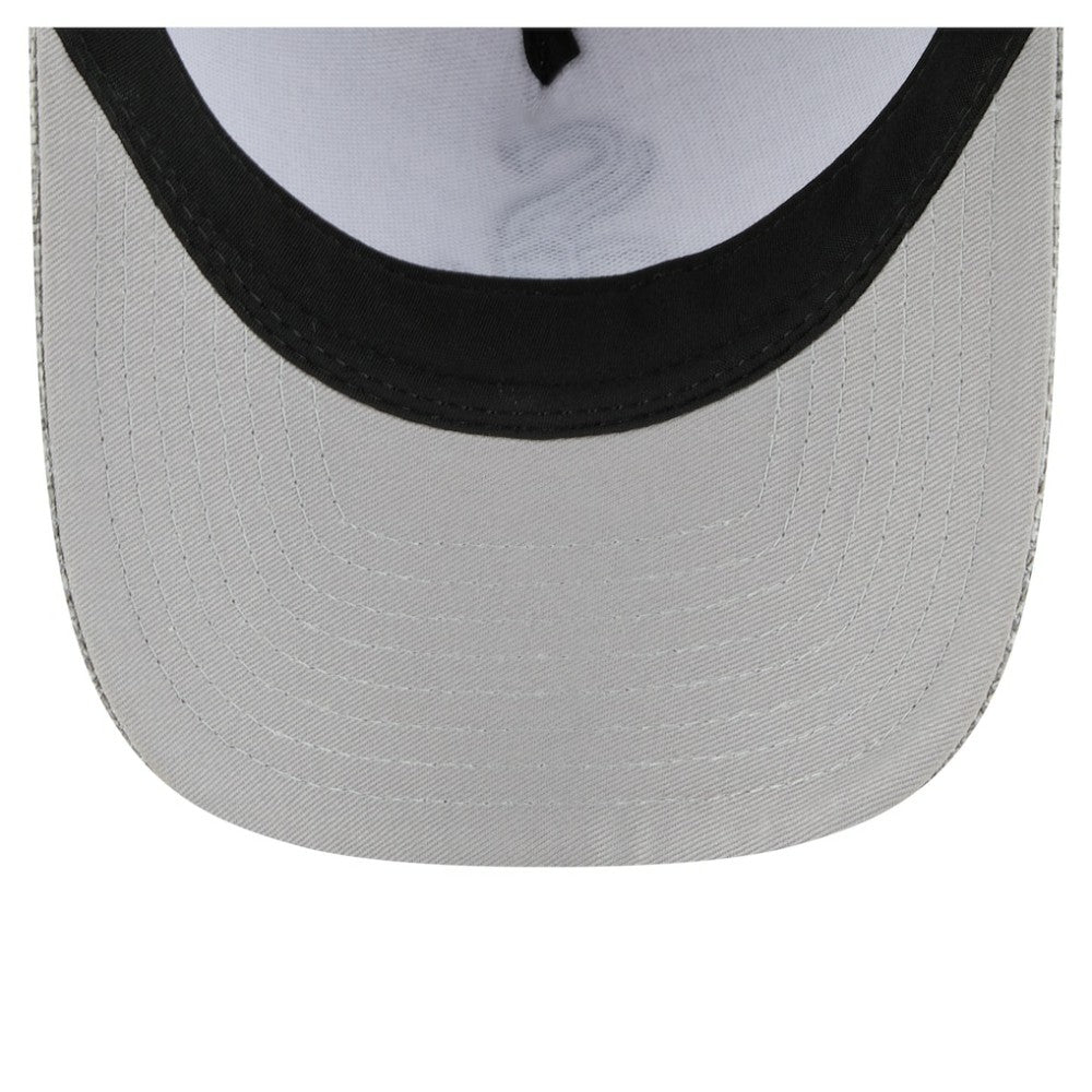 Chicago White Sox Cotton Weave M-Crown A-Frame 9FORTY Adjustable Hat Gray | New Era