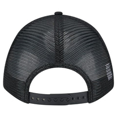 San Diego Padres Gradient 9FORTY A-Frame M-Crown Trucker Adjustable Hat Black | New Era