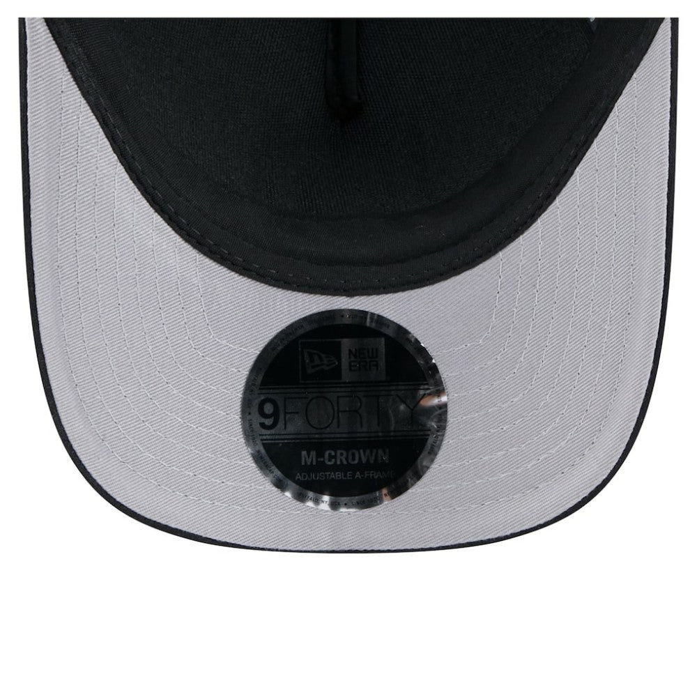 San Diego Padres Gradient 9FORTY A-Frame M-Crown Trucker Adjustable Hat Black | New Era