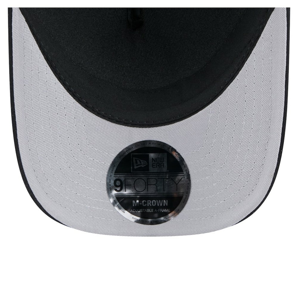 San Francisco Giants Gradient 9FORTY A-Frame M-Crown Trucker Adjustable Hat Black | New Era