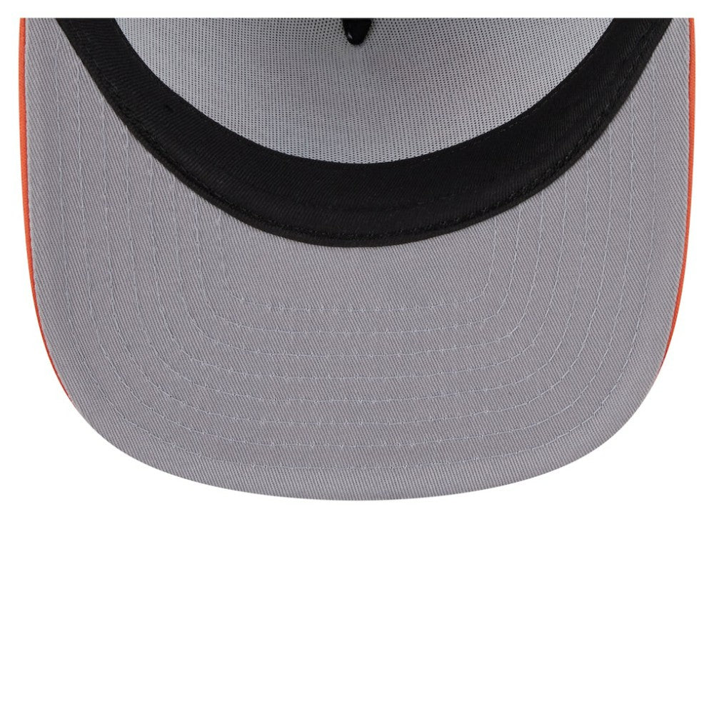 New York Mets Retro Script Trucker 9FIFTY Snapback Hat White/Orange | New Era
