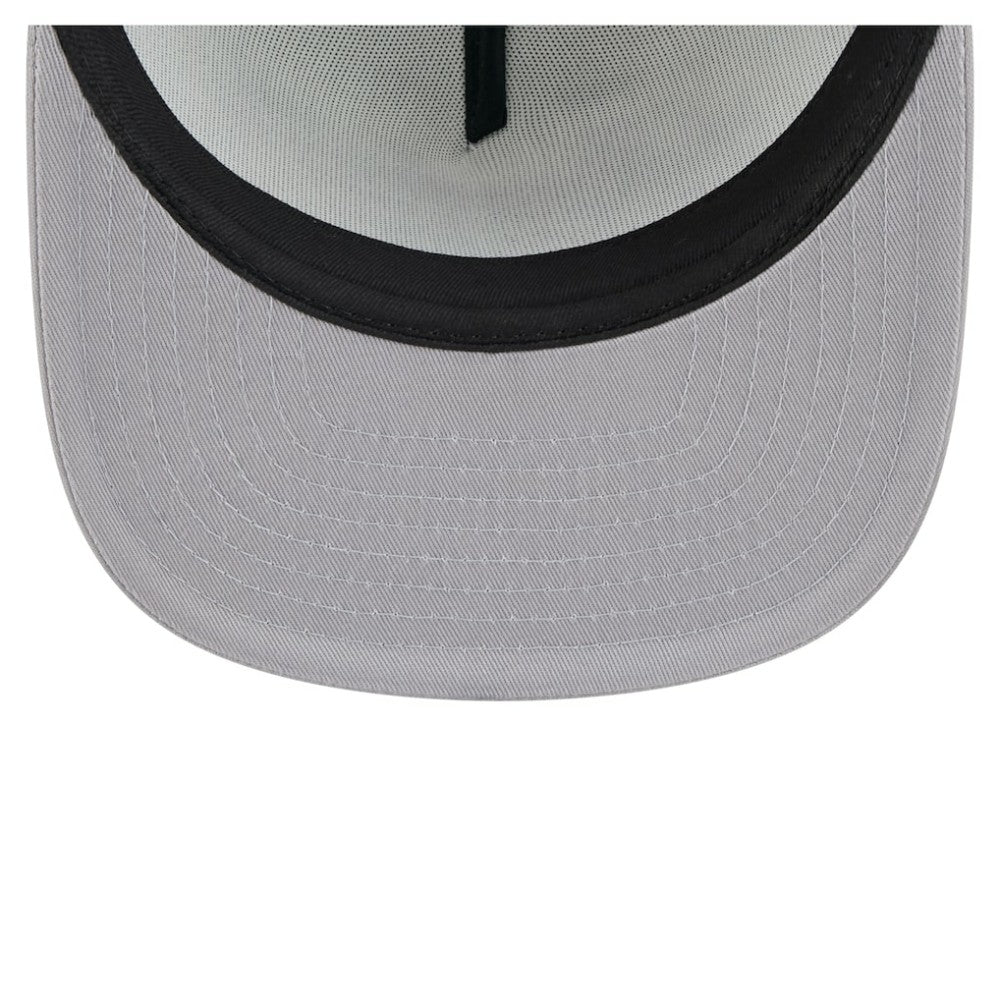 New York Yankees Retro Script Trucker 9FIFTY Snapback Hat White/Gray | New Era