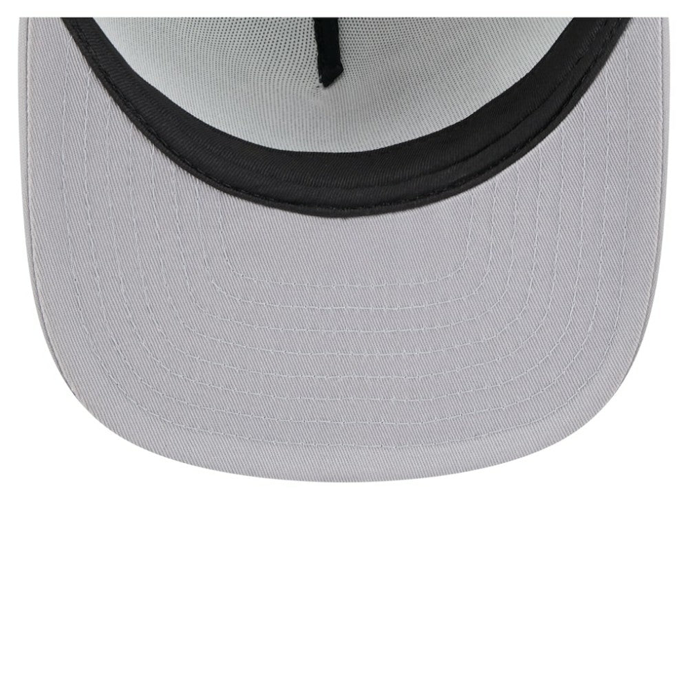 Chicago White Sox Retro Script Trucker 9FIFTY Snapback Hat White/Gray | New Era