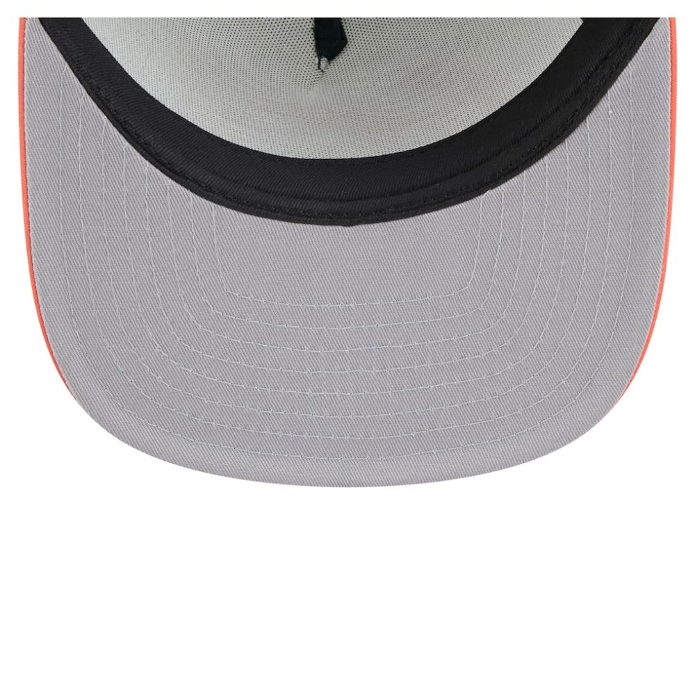 San Francisco Giants Retro Script Trucker 9FIFTY Snapback Hat White/Orange | New Era