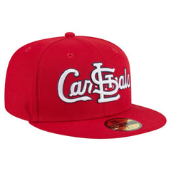 St. Louis Cardinals Overlap 59FIFTY Fitted Hat Red | New Era