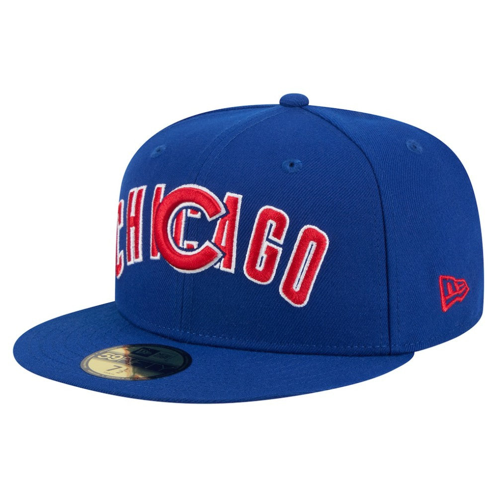 Chicago Cubs Overlap 59FIFTY Fitted Hat Royal | New Era