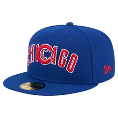 Chicago Cubs Overlap 59FIFTY Fitted Hat Royal | New Era