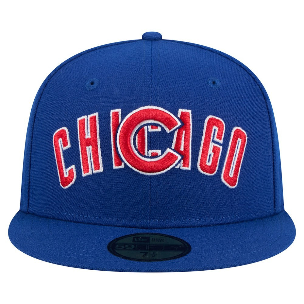 Chicago Cubs Overlap 59FIFTY Fitted Hat Royal | New Era