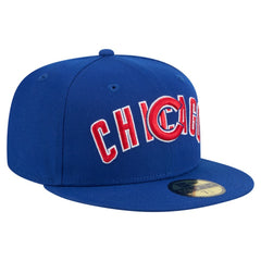 Chicago Cubs Overlap 59FIFTY Fitted Hat Royal | New Era