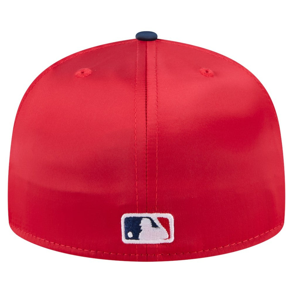 Philadelphia Phillies Satin 59FIFTY Fitted Hat Red/Navy | New Era