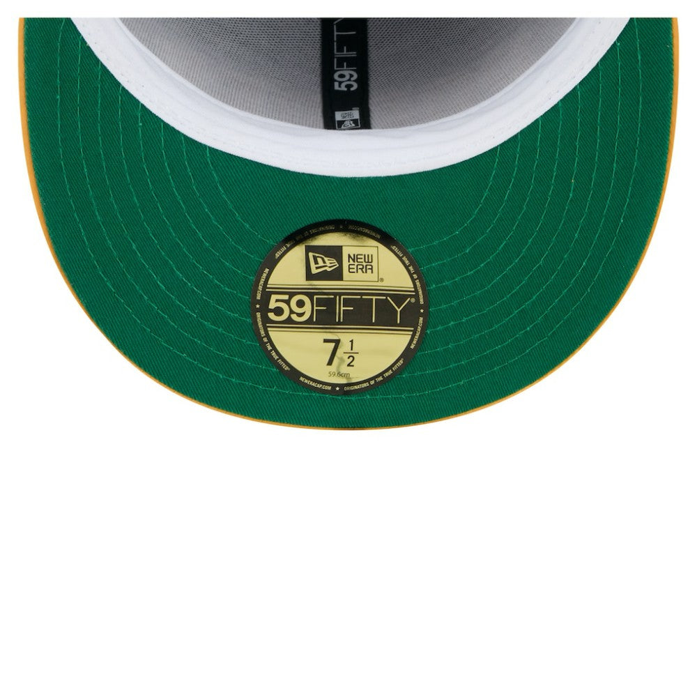 San Diego Padres Satin 59FIFTY Fitted Hat Brown/Gold | New Era