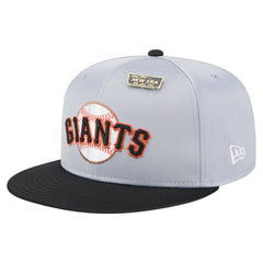 San Francisco Giants Satin 59FIFTY Fitted Hat Gray/Black | New Era