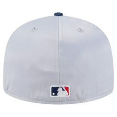 Boston Red Sox Satin 59FIFTY Fitted Hat Gray/Navy | New Era